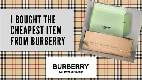 where is burberry the cheapest|cheapest thing at burberry.